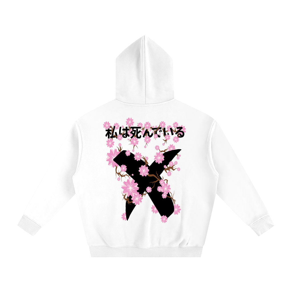 CHERRY BLOSSOM FLEECED HOODIE