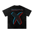 3D DRAGON SNOW WASHED T-SHIRT