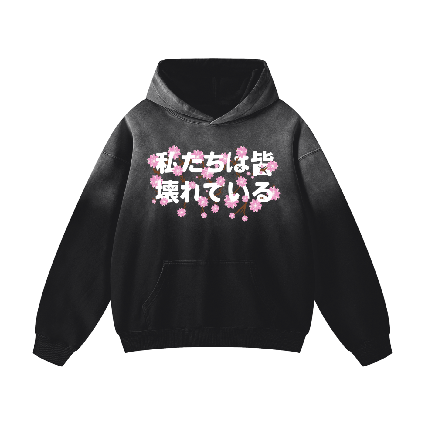 CHERRY BLOSSOM SUNFADE HOODIE