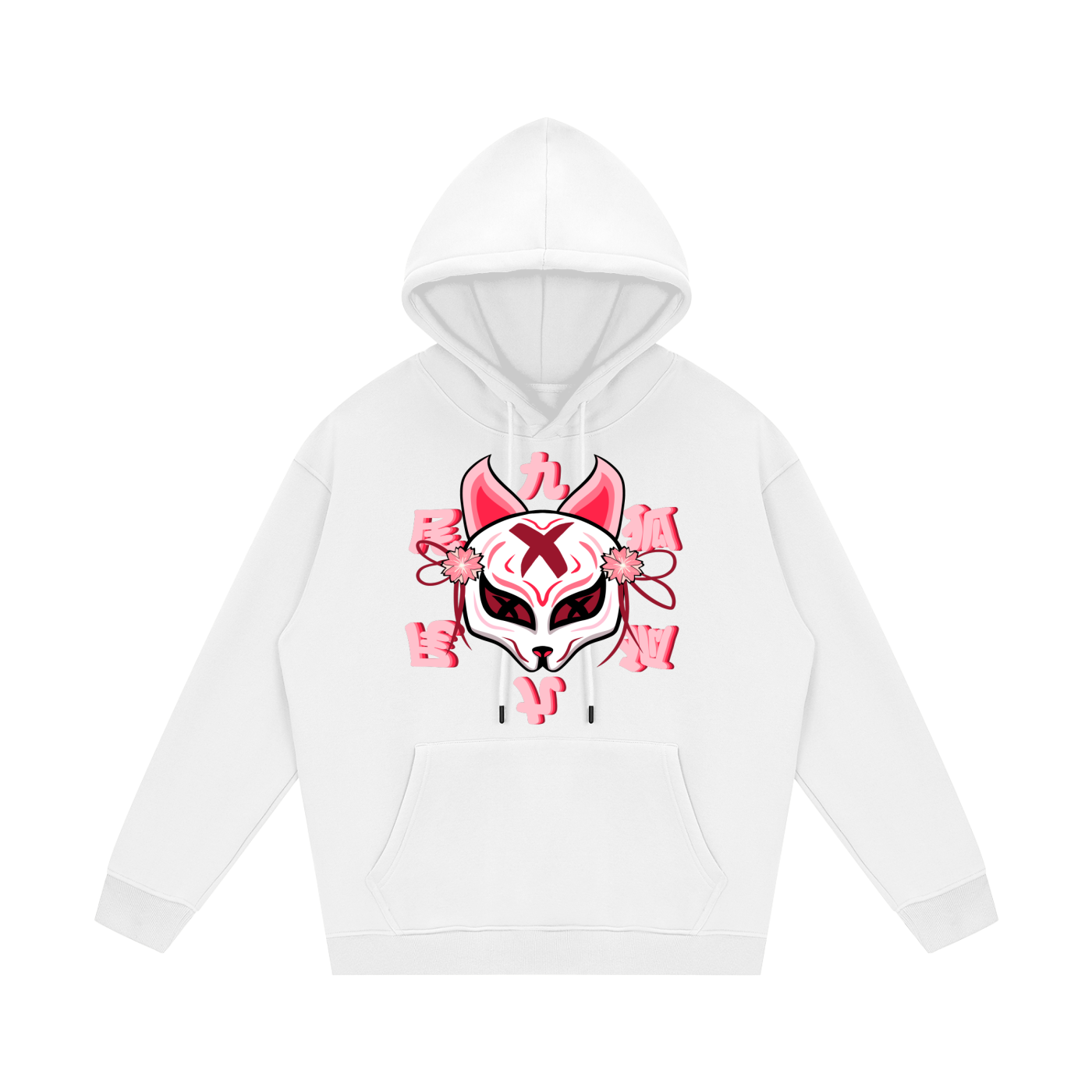 KITSUNE STRING HOODIE