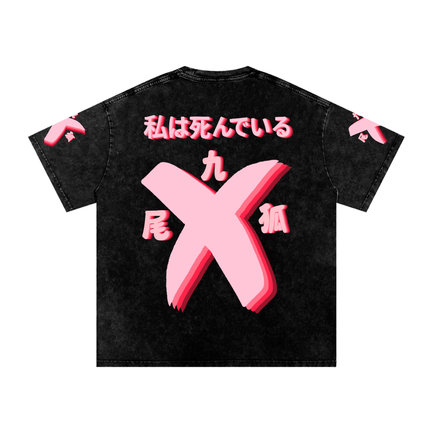 KITSUNE SNOW WASHED T-SHIRT