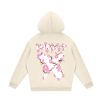 INVERSE CHERRY BLOSSOM STRING HOODIE