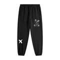 INVERSE CRACKED BEAR FLEECE JOGGERS
