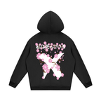 INVERSE CHERRY BLOSSOM STRING HOODIE