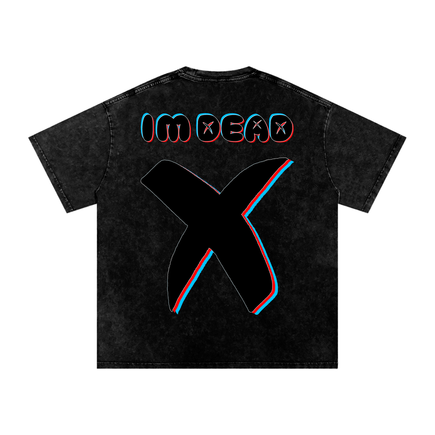 3D BEAR SNOW WASHED T-SHIRT