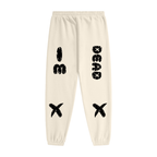CRACKED BEAR FLEECE JOGGERS