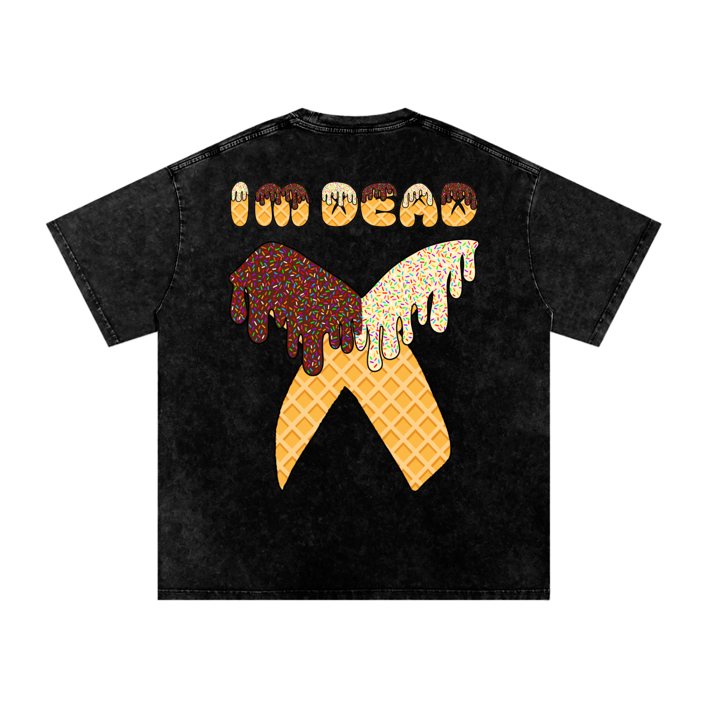 ICE CREAM SNOW WASHED T-SHIRT