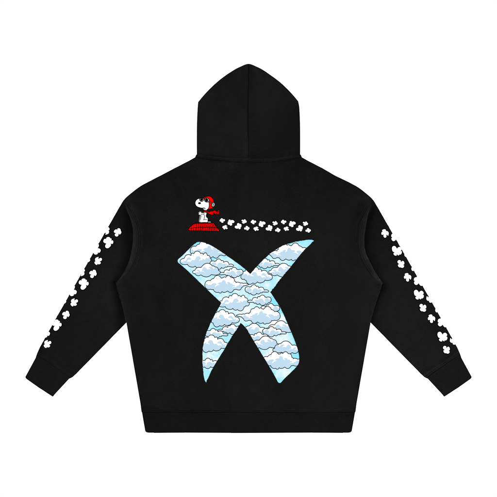 SNOOPY FLEECED HOODIE