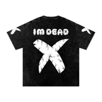 INVERSE CRACKED BEAR SNOW WASHED T-SHIRT