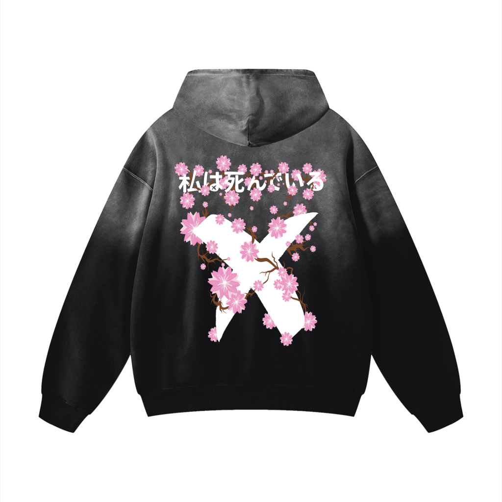 CHERRY BLOSSOM SUNFADE HOODIE