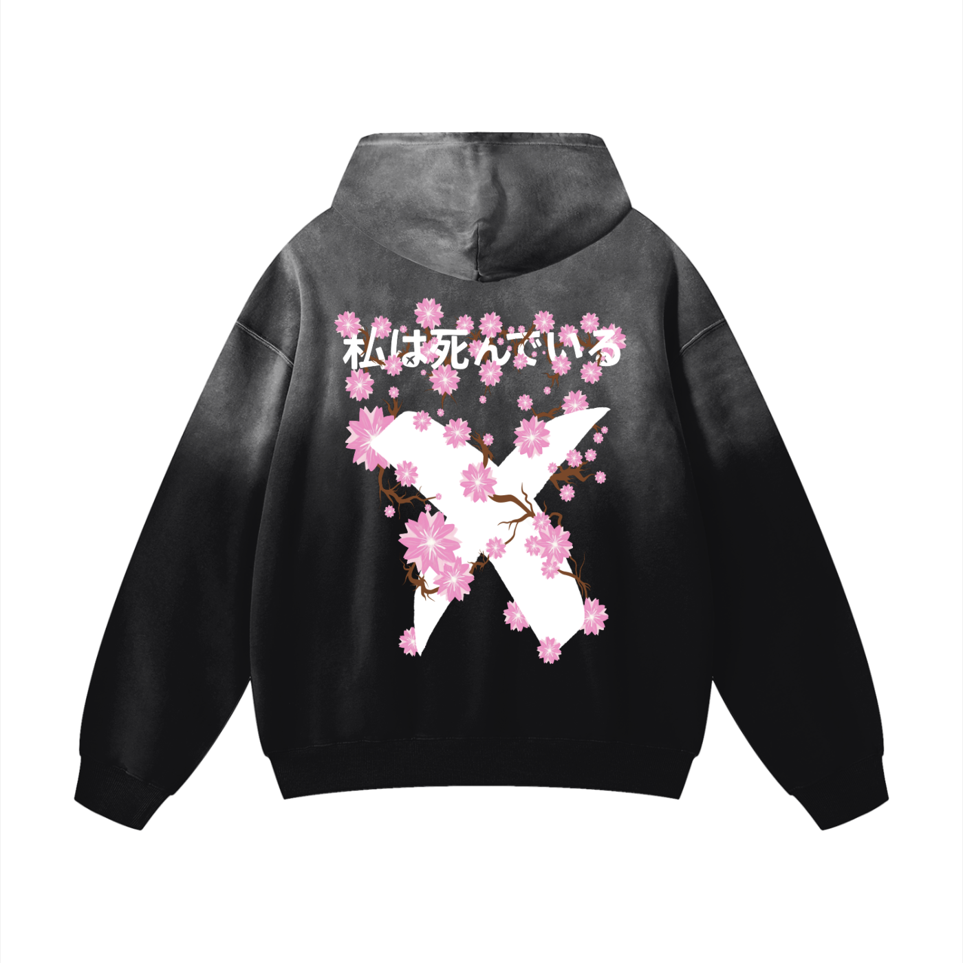 CHERRY BLOSSOM SUNFADE HOODIE