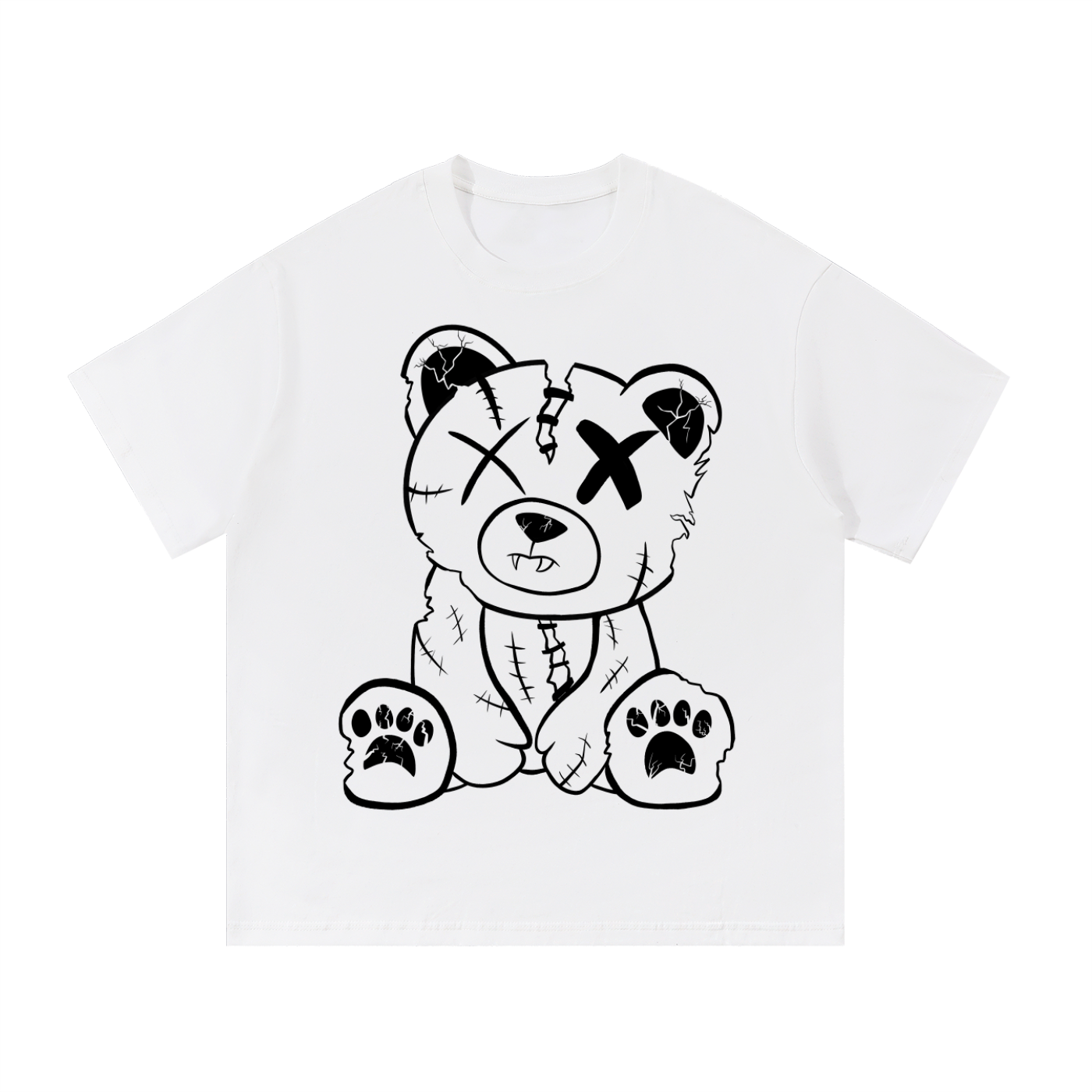 CRACKED BEAR T-SHIRT