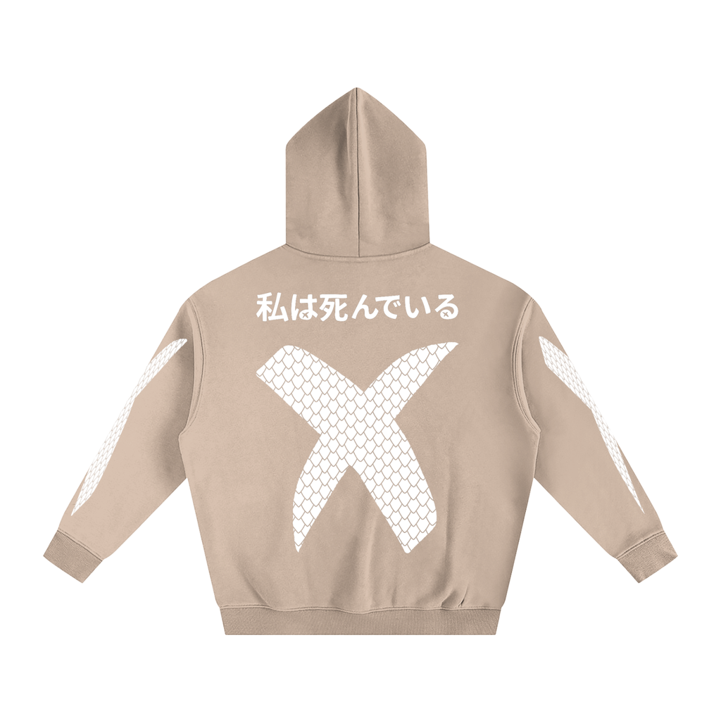 INVERSE DRAGON FLEECED HOODIE