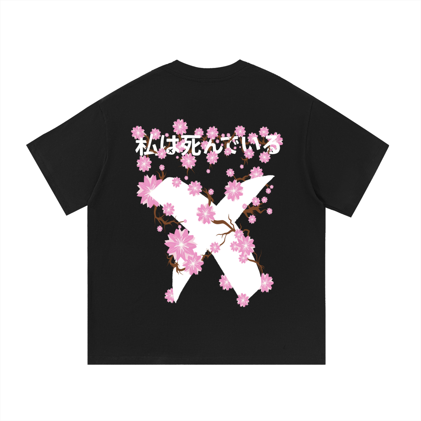 INVERSE CHERRY BLOSSOM T-SHIRT