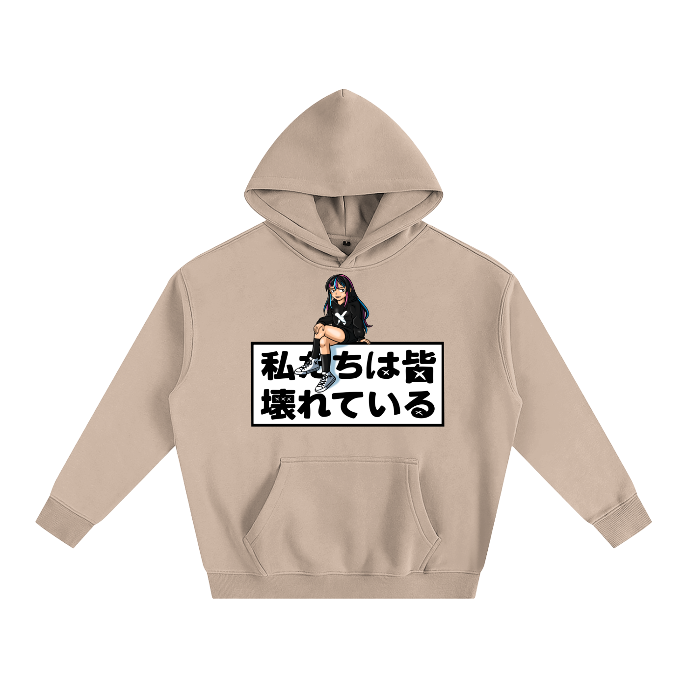 DEAD GIRL V1 FLEECED HOODIE
