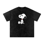 SNOOPY SNOW WASHED T-SHIRT
