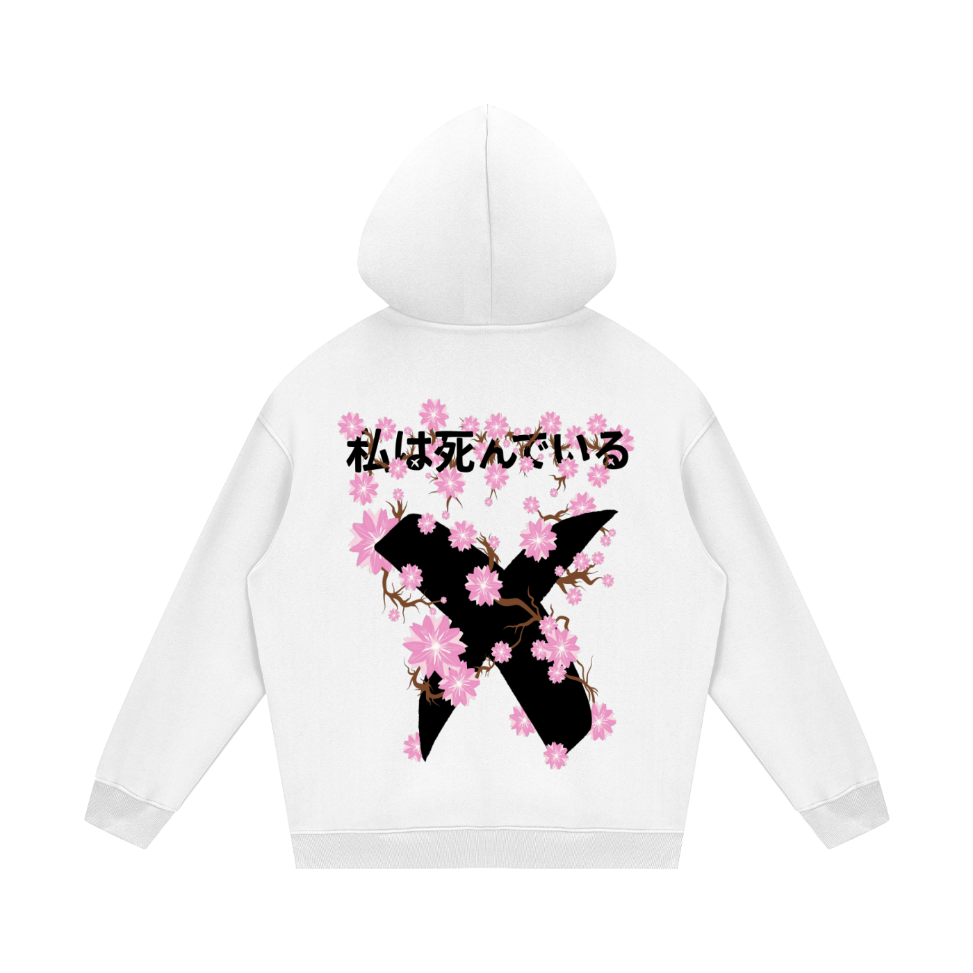 CHERRY BLOSSOM STRING HOODIE
