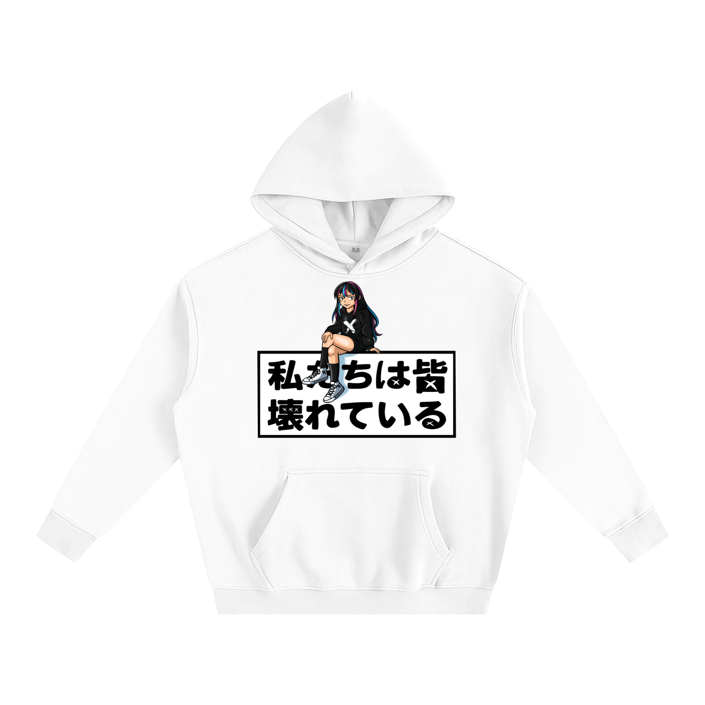 DEAD GIRL V1 FLEECED HOODIE