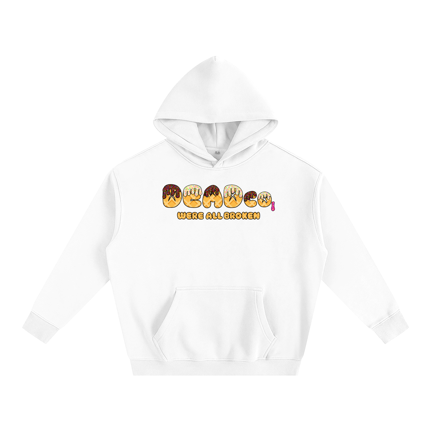 ICE CREAM FLEECED HOODIE