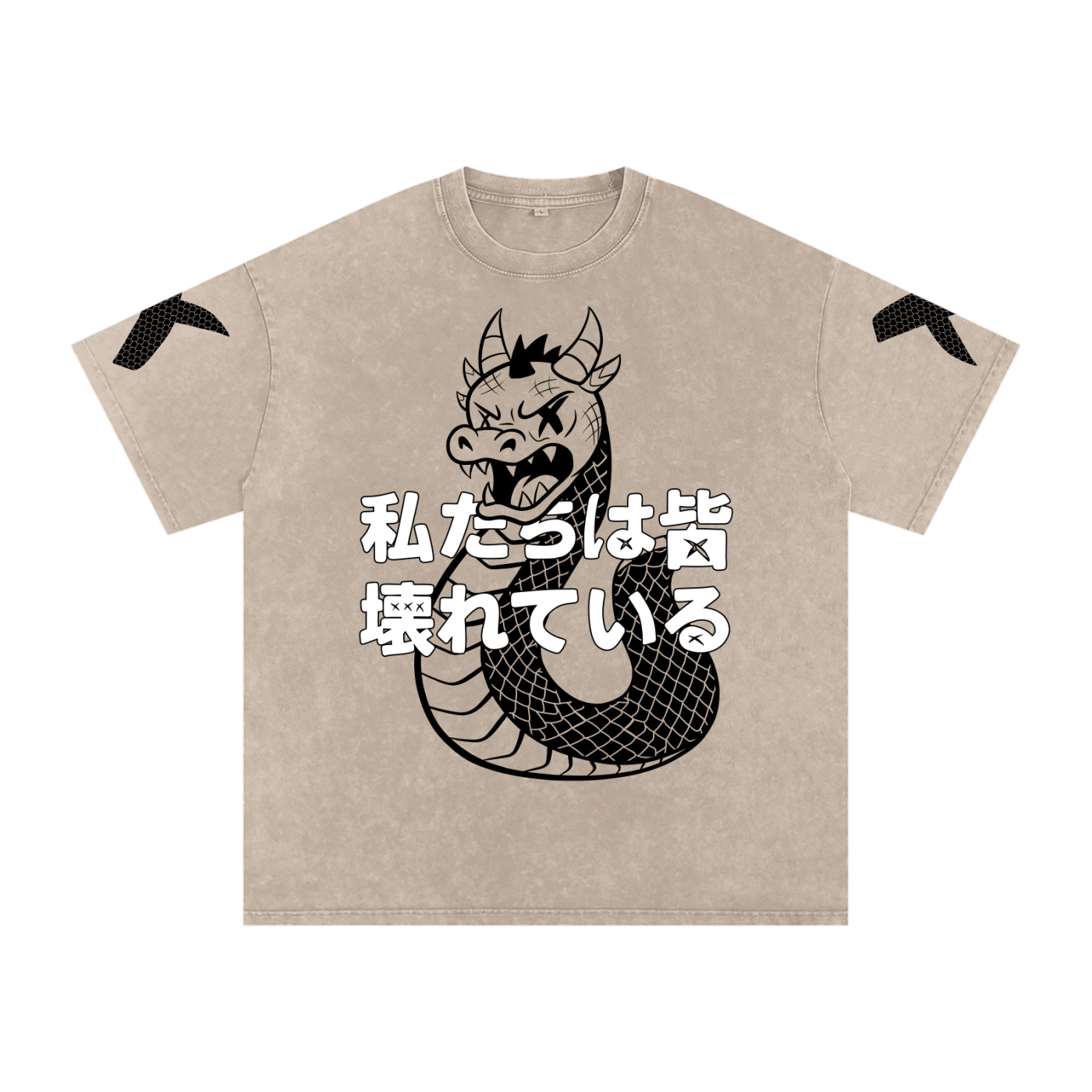 DRAGON SNOW WASHED T-SHIRT