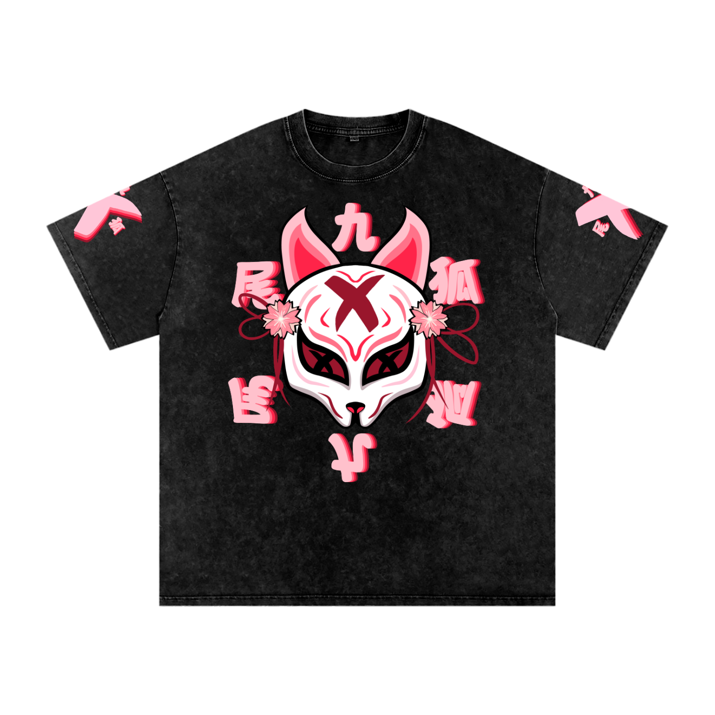 KITSUNE SNOW WASHED T-SHIRT